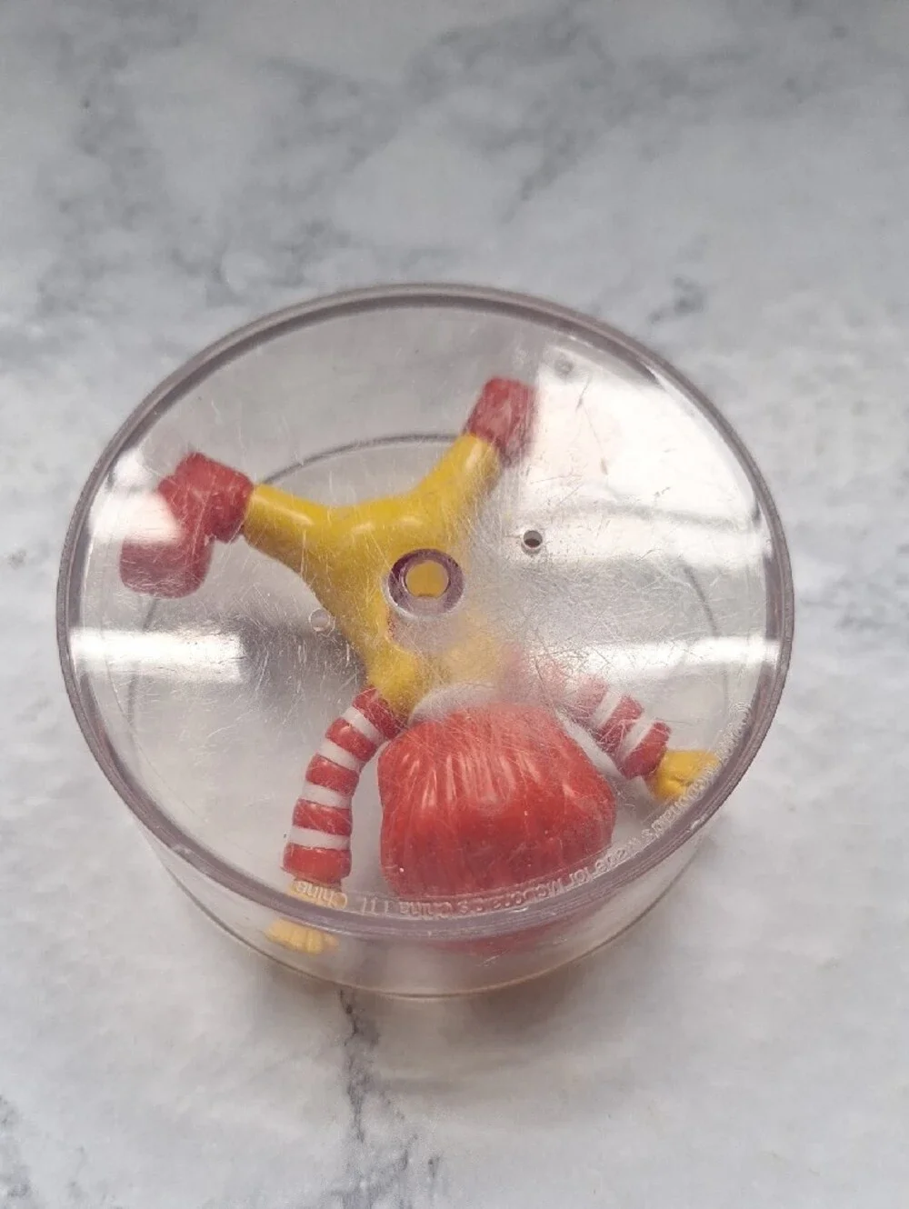Mcdonalds Yellow and Red Clown Figure Kids Toy
